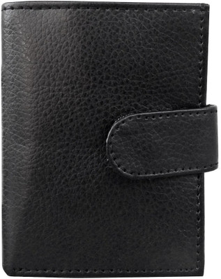 

Pellcaso Men Black Artificial Leather Card Holder(15 Card Slots)