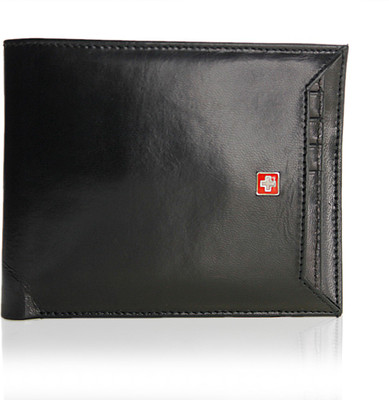 

Swiss Military Men Black Canvas Wallet(1 Card Slot)