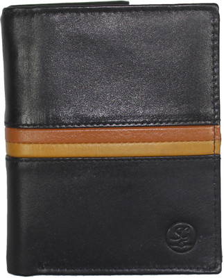 

STYLE 'n GRANDEUR Men Black Genuine Leather Wallet(9 Card Slots), Brown