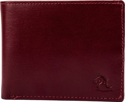 

Kara Men Maroon Genuine Leather Wallet(4 Card Slots), Cherry