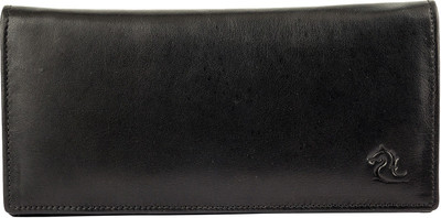 

Kara Women Formal Black Genuine Leather Wallet(6 Card Slots)