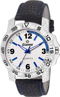 Gionee GR064 Analog Round White Dial Sports Watch  - For Men   Watches  (Gionee)