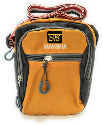 

Must Visit Must Visit Waterproof Sling Bag(Grey, 2 inch)