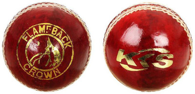 

KKS CROWN Cricket Leather Ball(Pack of 02, Red)