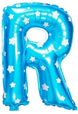 

Smartcraft Printed Alphabet Foil -R Balloon(Blue, Pack of 1)