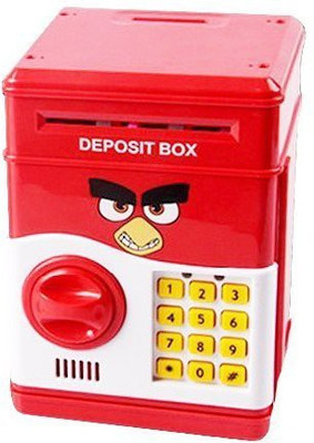 Shop Online Angry Bird ATM Coin Bank(Red)