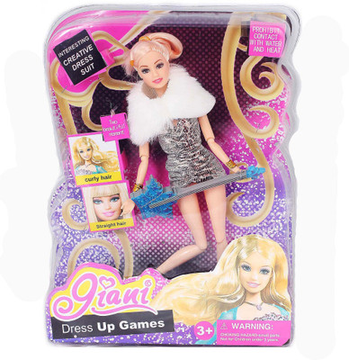 

Tickles Fashion Rockstar Doll with Guitar(Multicolor)