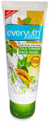

Everyuth Naturals Tulsi Turmeric Anti acne,Anti marks for a clear bright face proven effective Face Wash(150 g)