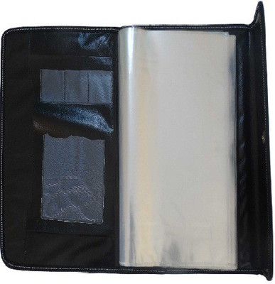 

Green max Leather File folder(Set Of 1, Black)