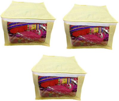 

Aadhya Multipurpose Large Non Woven Saree Cover Pack of 3 m(Yellow)
