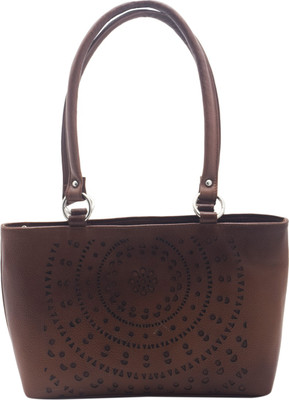 

krivi Hand-held Bag(Brown)