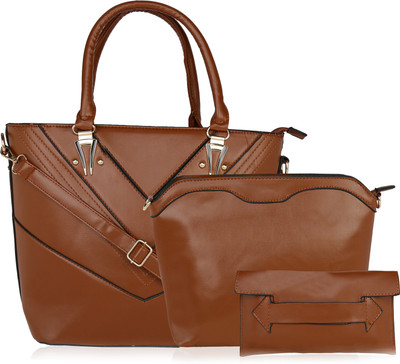 

Kleio Hand-held Bag(Brown)