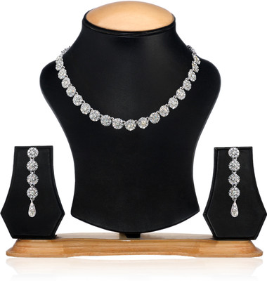 Alloy jewel store set white