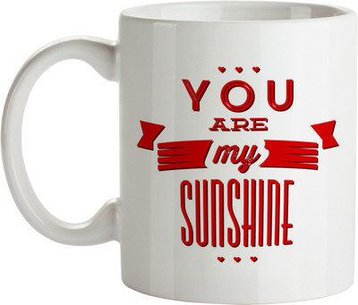 

Khappi you are my sunshine Ceramic Mug(300 ml), Multicolor