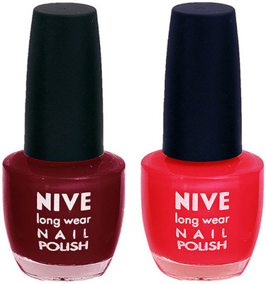 

Nive Colour Blast Nail Polish 1206201666 Red(Pack of 2)