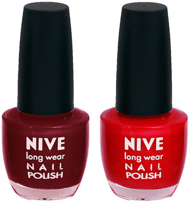 

Nive Colour Blast Nail Polish 1206201670 Red(Pack of 2)