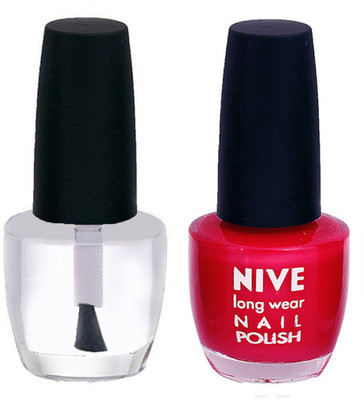 

Nive Colour Blast Nail Polish 1206201694 Clear,Pink(Pack of 2)
