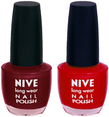 

Nive Colour Blast Nail Polish 1206201674 Red(Pack of 2)