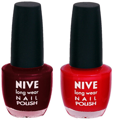 

Nive Colour Blast Nail Polish 1206201631 Red(Pack of 2)