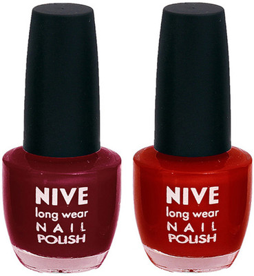 

Nive Colour Blast Nail Polish 1206201641 Red(Pack of 2)