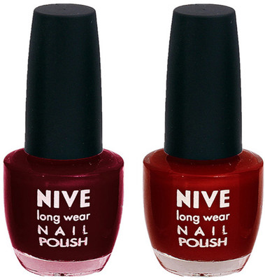 

Nive Colour Blast Nail Polish 1206201603 Red(Pack of 2)