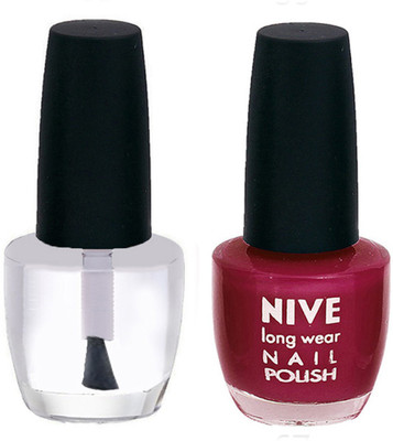 

Nive Colour Blast Nail Polish 1206201699 Clear,Pink(Pack of 2)