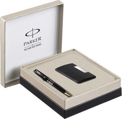 

Parker ELLIPSE BLACK CT BP with Card Holder Ball Pen