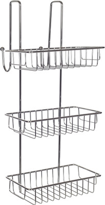 

Howards Over the Door Shower Caddy Stainless Steel Wall Shelf(Number of Shelves - 3, Steel)