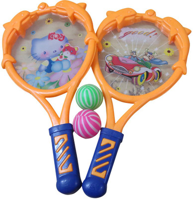

DCS Kids Tennis Racket Ball Multicolor Badminton Racquet(G4 - 3.25 Inches, 100 g)