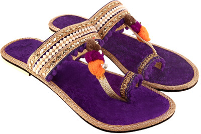 

Glam World Women Purple Flats
