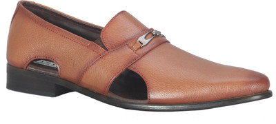 

ADAMIS Leather Slip On For Men(Tan