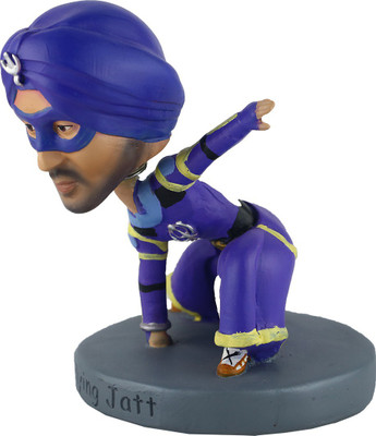 

Wowheads Flying Jatt Launching Bobbleheads, Aman, Resin, 5 Inches(Multicolor)