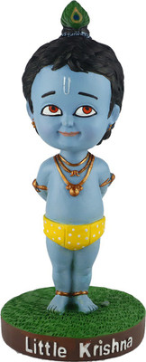 

Wowheads Little Krishna Baby Standing Bobbleheads, Resin, 5 inches(Blue)