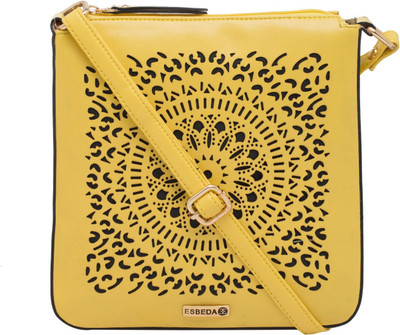

ESBEDA Women Casual Yellow PU Sling Bag