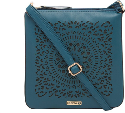 

ESBEDA Women Casual Blue PU Sling Bag