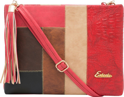 

ESBEDA Women Casual Red PU Sling Bag