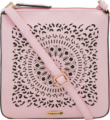 

ESBEDA Women Casual Pink PU Sling Bag