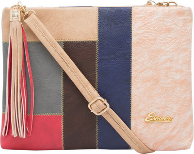 

ESBEDA Women Casual Beige PU Sling Bag