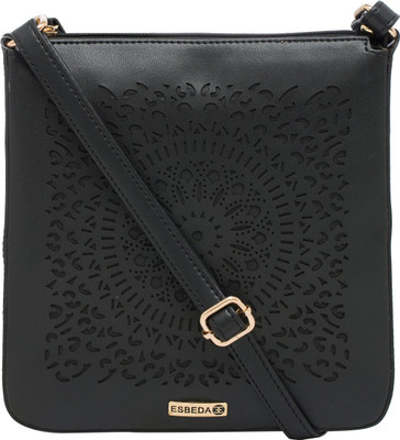 

ESBEDA Women Casual Black PU Sling Bag