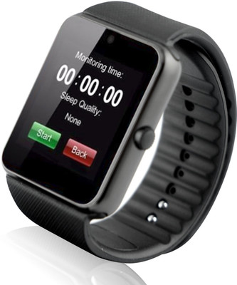 

Onskart GT08 Sim Card and Memory cards Supported Bluetooth Watch For Android Smartwatch(Black Strap Regular)