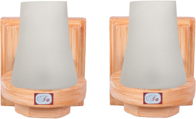 Somil Uplight Wall Lamp Without Bulb(Pack of 2)