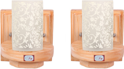 Somil Uplight Wall Lamp Without Bulb(Pack of 2)