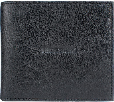 

Hidesign Men Black Genuine Leather Wallet