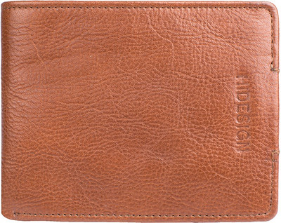 

Hidesign Men Tan Genuine Leather Wallet