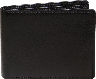

irin Men Black Genuine Leather Wallet(4 Card Slots)
