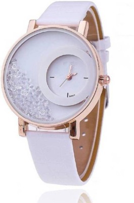 LEBENSZEIT LATEST DESIGN WHITE DIAMOND ROSE GOLD BEST SELLING DIAMOND WATCH Watch  - For Women   Watches  (LEBENSZEIT)