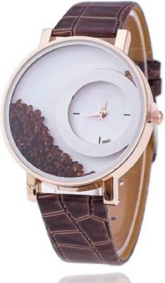 LEBENSZEIT LATEST DESIGN DARK BROWN DIAMOND ROSE GOLD BEST SELLING DIAMOND  Watch  - For Women   Watches  (LEBENSZEIT)