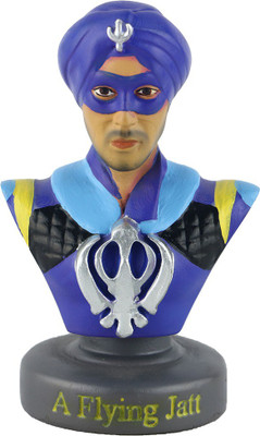 

Wowheads Flying Jatt Bust, Aman, Bollywood, Resin, 4 inches(Multicolor)