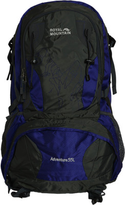 

ROYAL MOUNTAIN 55 L ( WITH RAINCOVER) 55 L Backpack(Blue, Black)
