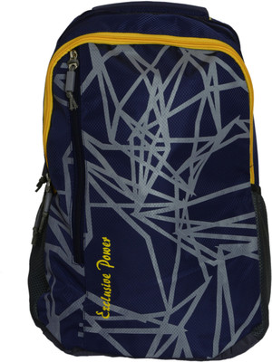 

EXCLUSIVE POWER (WITH RAIN COVER ) 35 L Backpack(Blue, White)